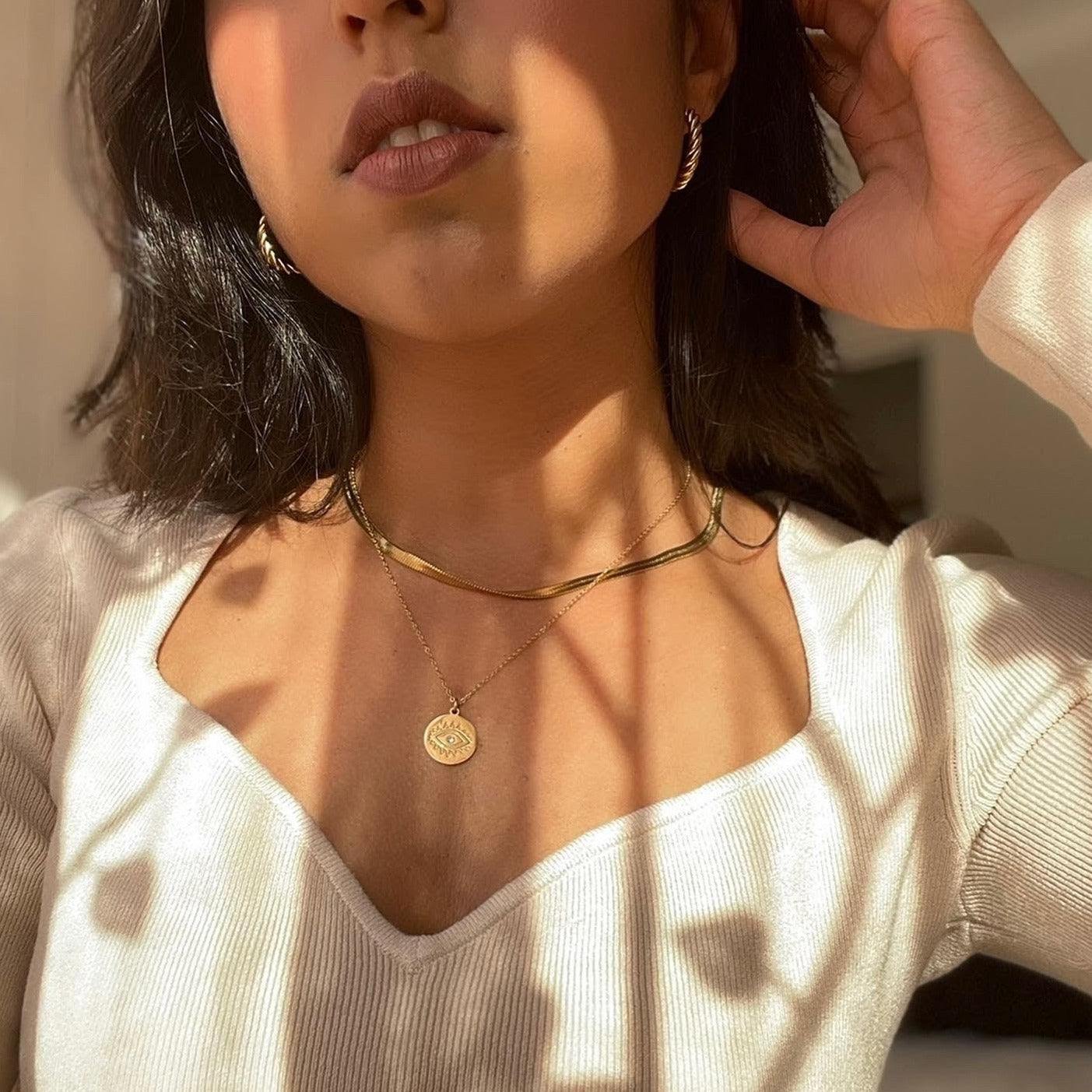 Gold Snake Necklace