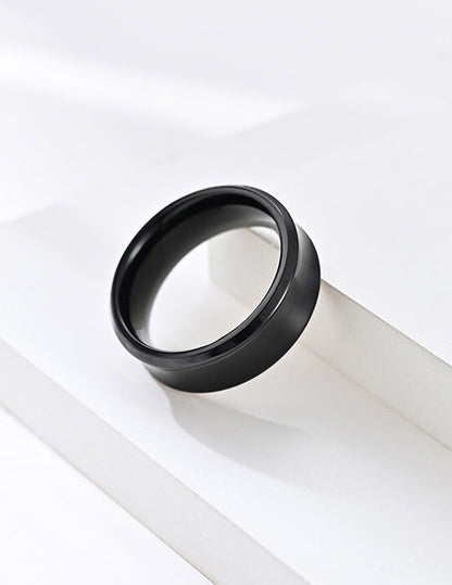 Black Milano Ring for Men