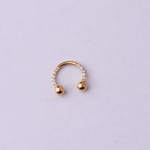 Glitter | Horseshoe Ring (1pc single)