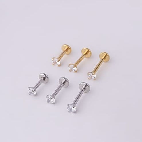 3mm Diamante | Stainless Steel Flat Back Stud