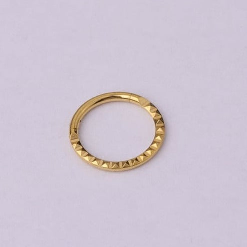1.2mm Geometric | G23 Titanium Seamless Clicker Ring 16G Gauge