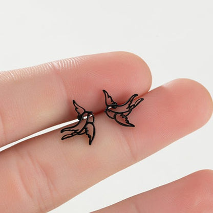 Black Bird Studs