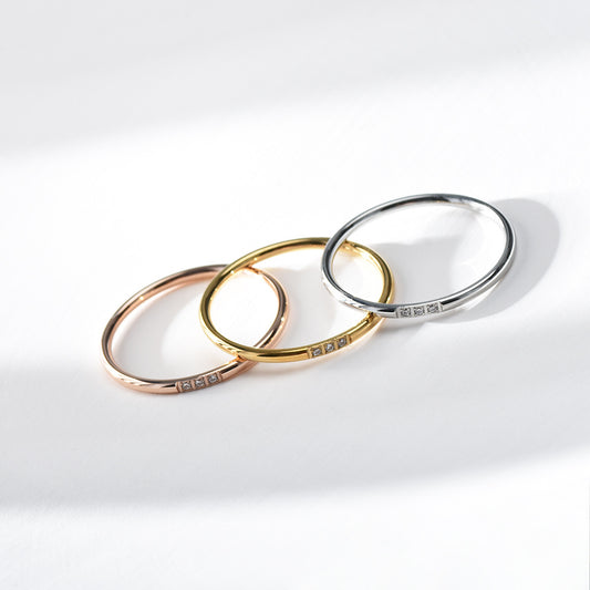 Diamante Stack Ring