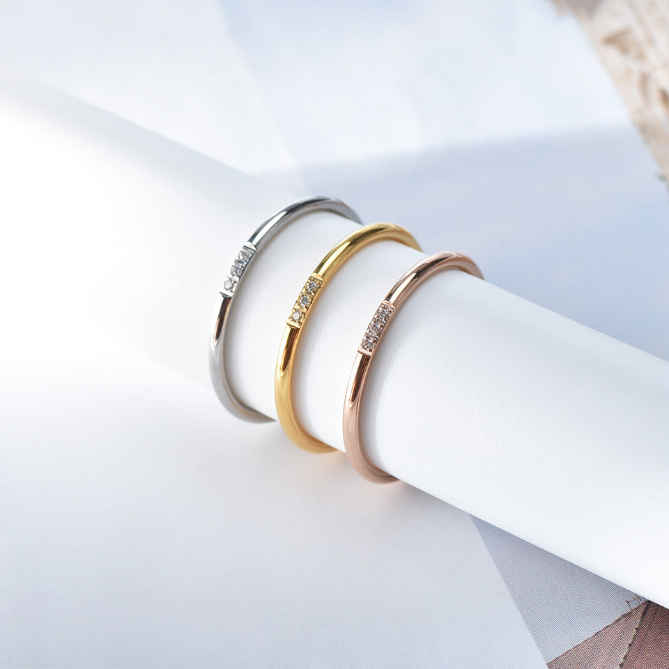Stack Ring Instruments Diamante Stack Ring – James Jewellery