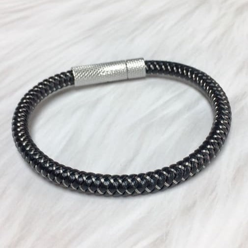 Industrial Leather Bracelet