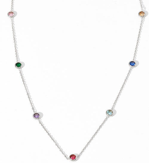 Rainbow Drop Necklace