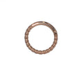 1.2mm Ropey | Stainless Steel Seamless Clicker Ring 16G Gauge