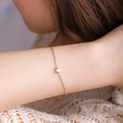 Rose Gold Diamante Bracelet