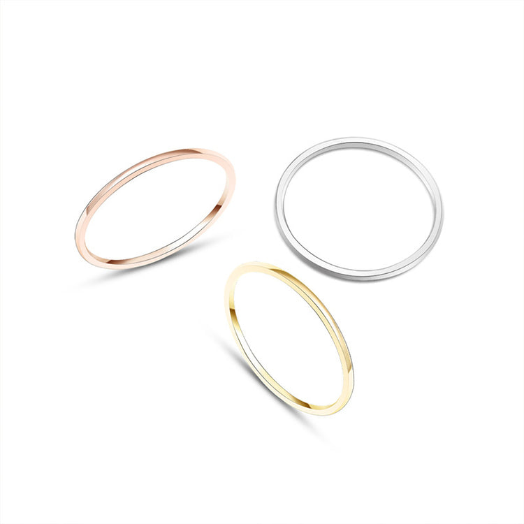 Tarnish Free Super Skinny Stack Ring James Jewellery
