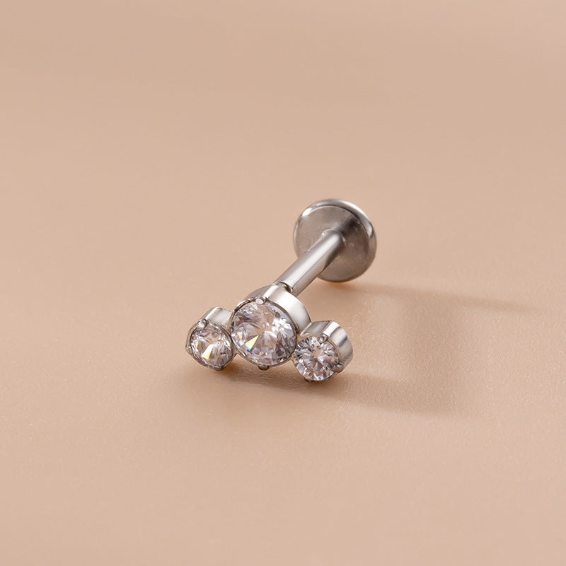 Trilogy | G23 Titanium Threadless Flat Back Stud