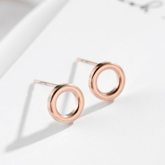 Rose Gold Tori Studs